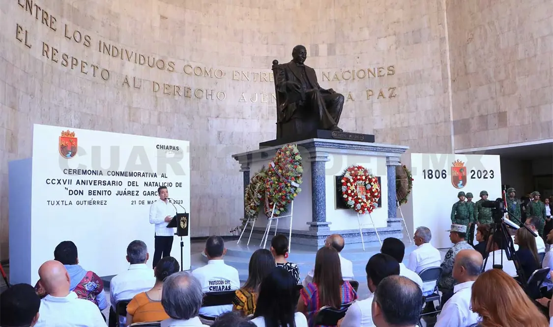 Juárez simboliza la lucha contra traidores a la patria