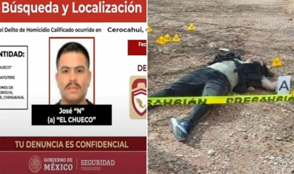 Localizan en Sinaloa un cuerpo que podría ser de José Noriel Portillo Gil, alias “el Chueco”. Cortesía
