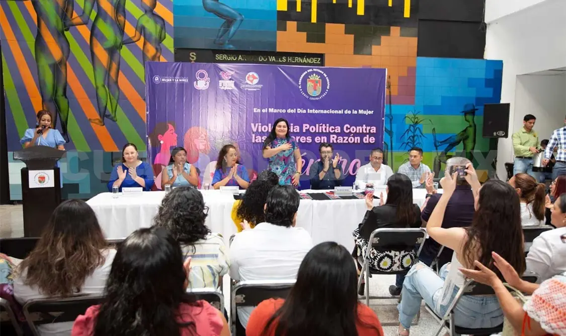 Realizan foro sobre violencia política contra las mujeres