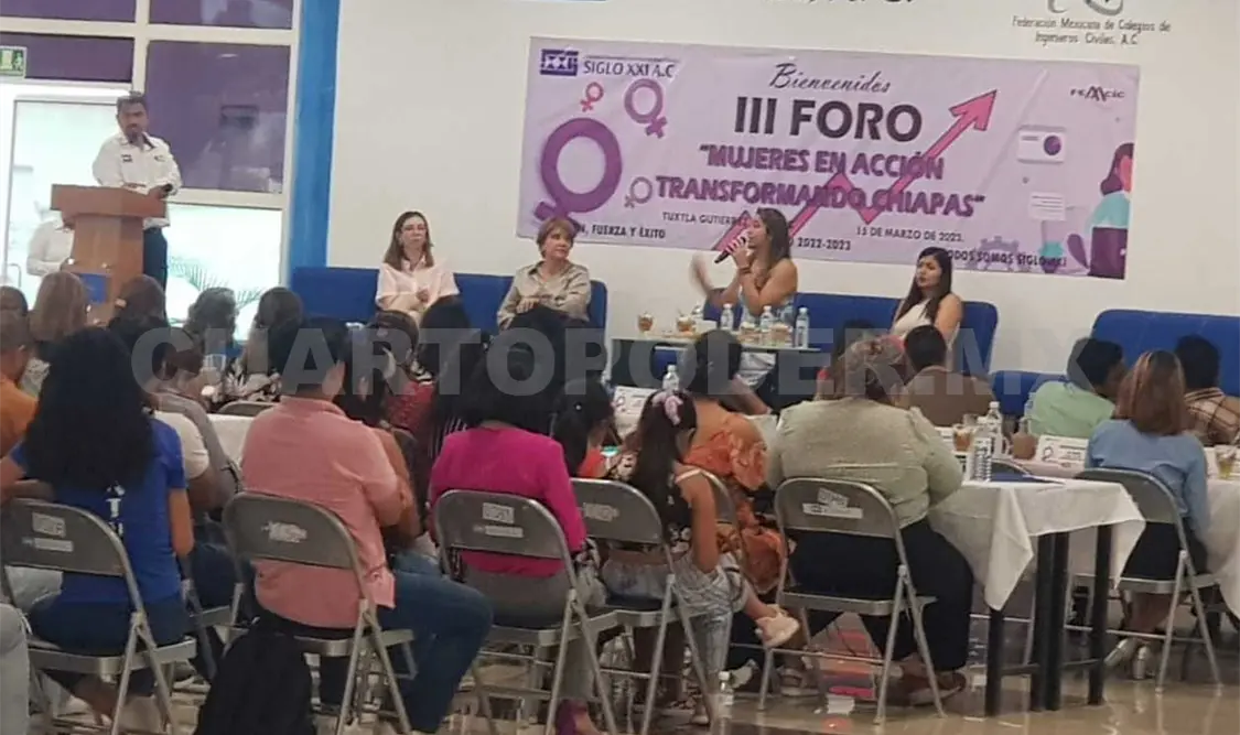 Realizan el foro “Mujeres en Acción Transformando Chiapas”