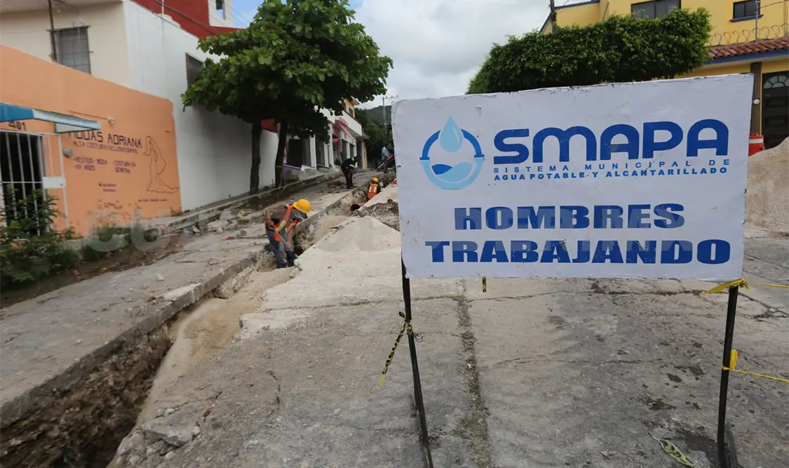 Smapa avanza con diferentes obras en toda la ciudad