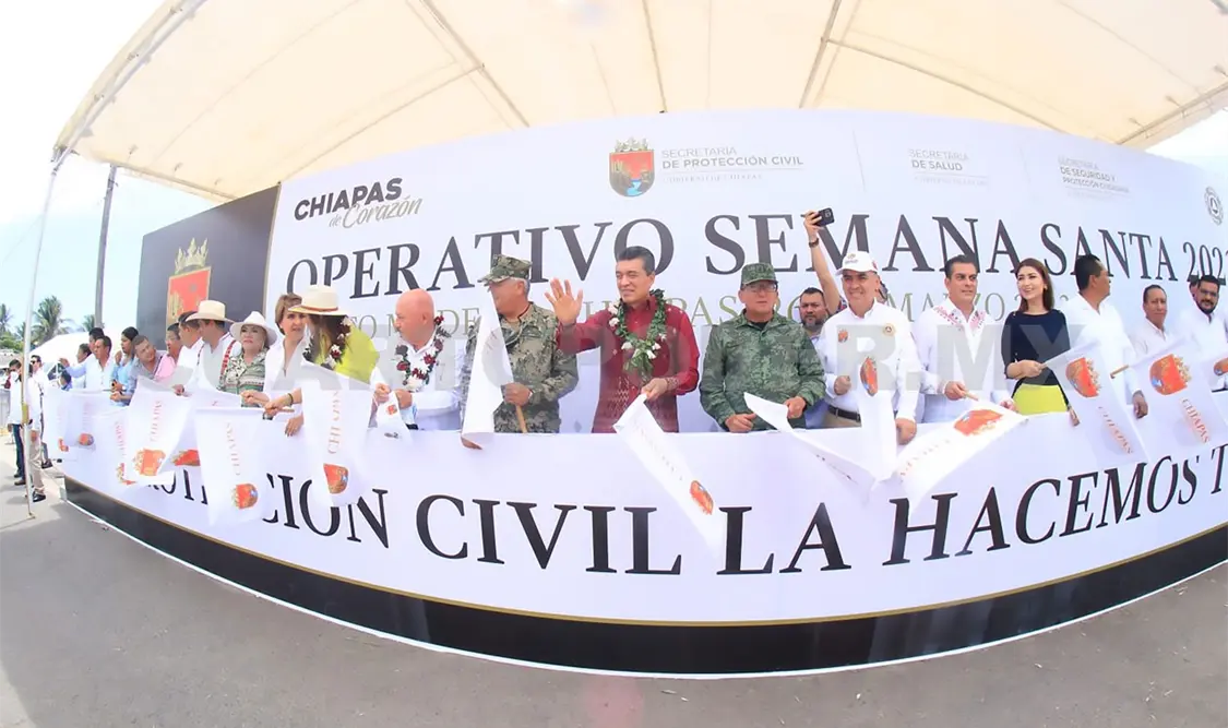 Dan banderazo de salida al Operativo Semana Santa