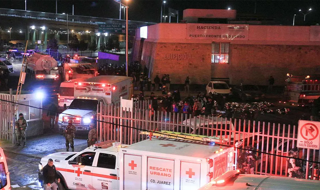 Incendio deja 40 muertos; guardias salen sin ayudar