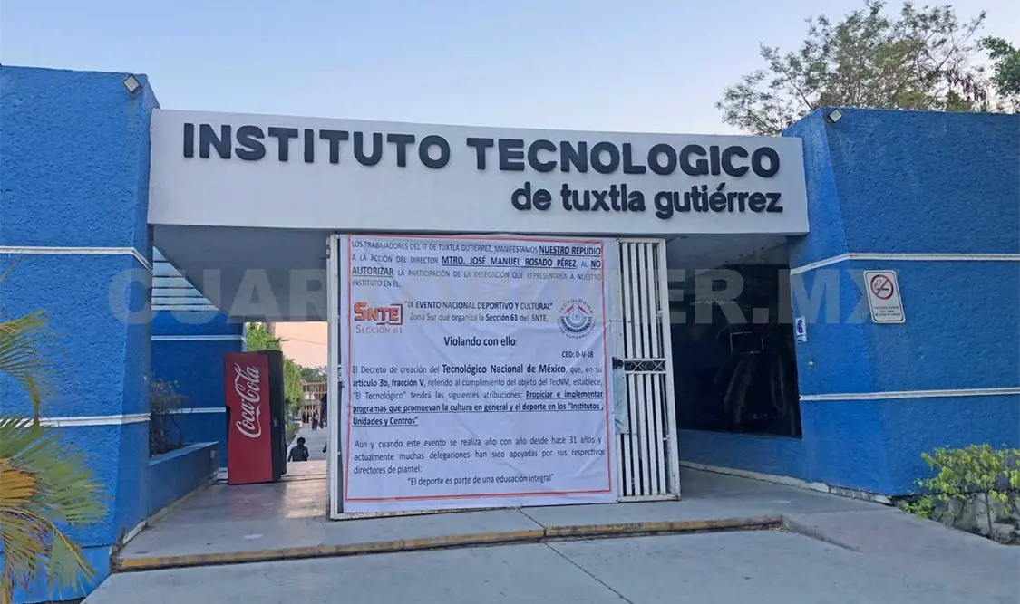 Molestos por falta de apoyo del director del TecNM