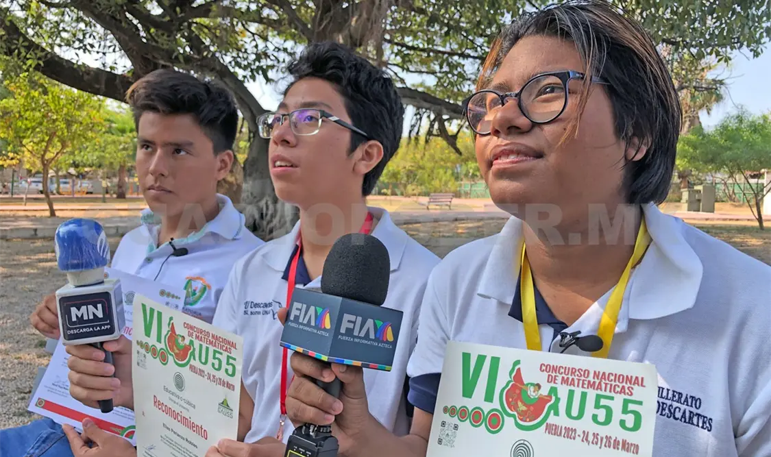 Chiapas obtiene 4º lugar en Olimpiada de Matemáticas