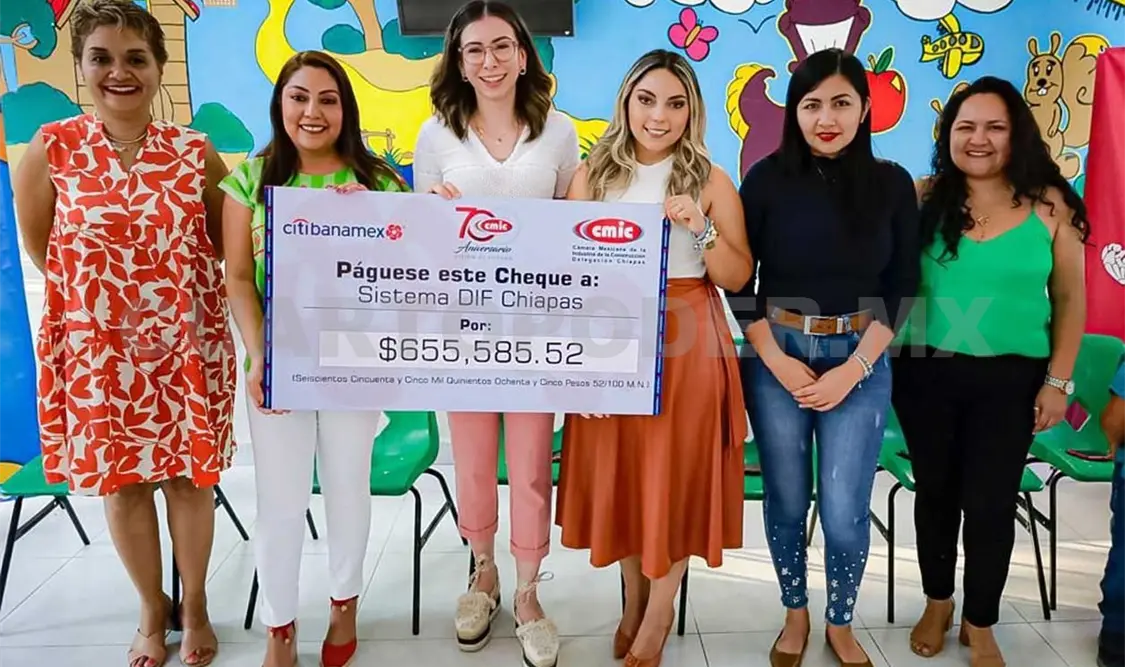 Dona empresariado más de 600 mil pesos al DIF