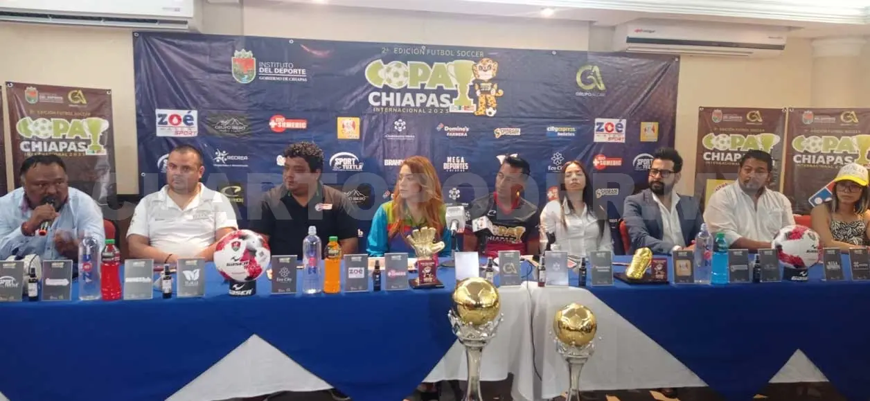 Presentan segunda edición de Copa Chiapas