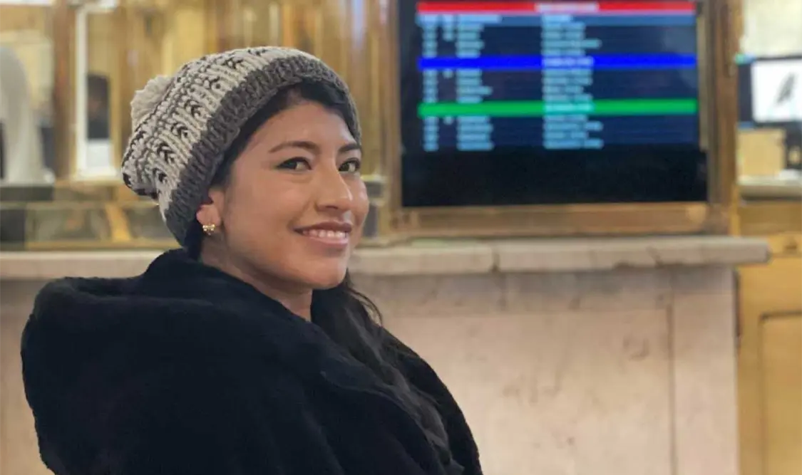 María Reyna González se presentó en el teatro de Stamford, en Connecticut, y el 1 de abril tendrá un concierto en University Settlement, en Manhattan. Cortesía