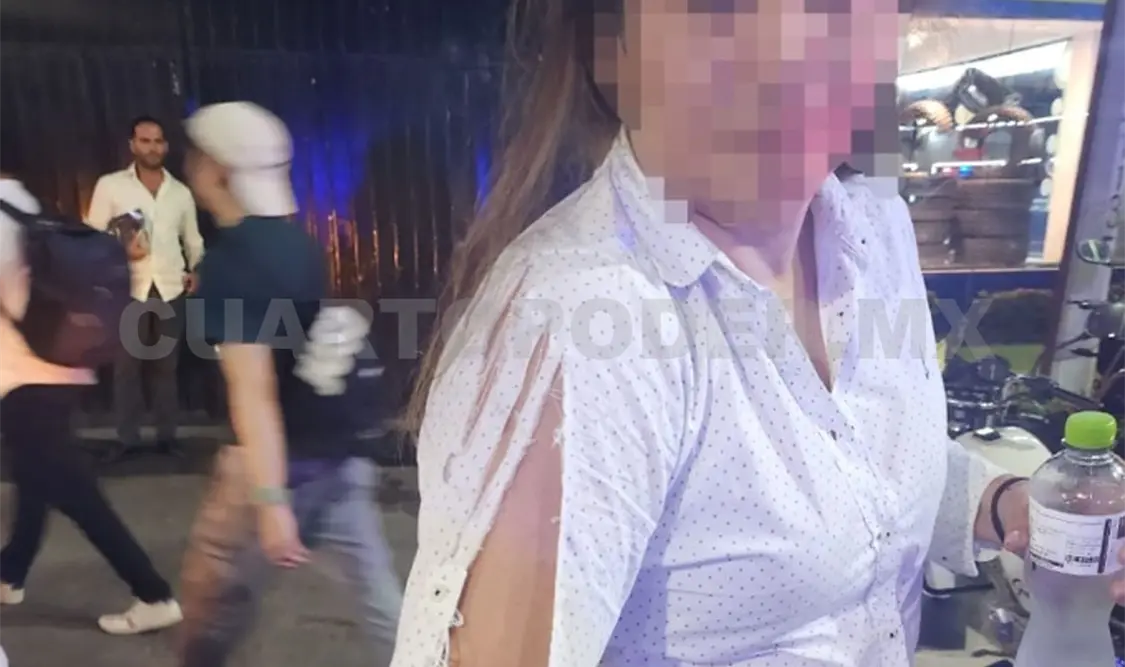 Joven ataca a madre de familia