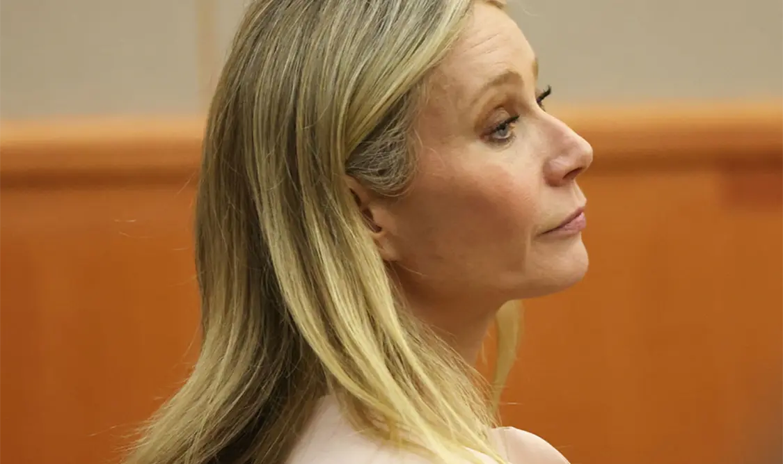 Gwyneth Paltrow, declarada no culpable