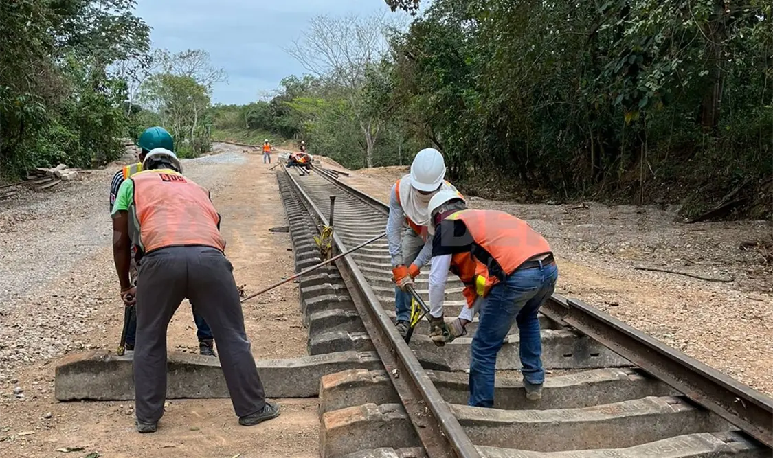 Inicia rehabilitación de la línea férrea K