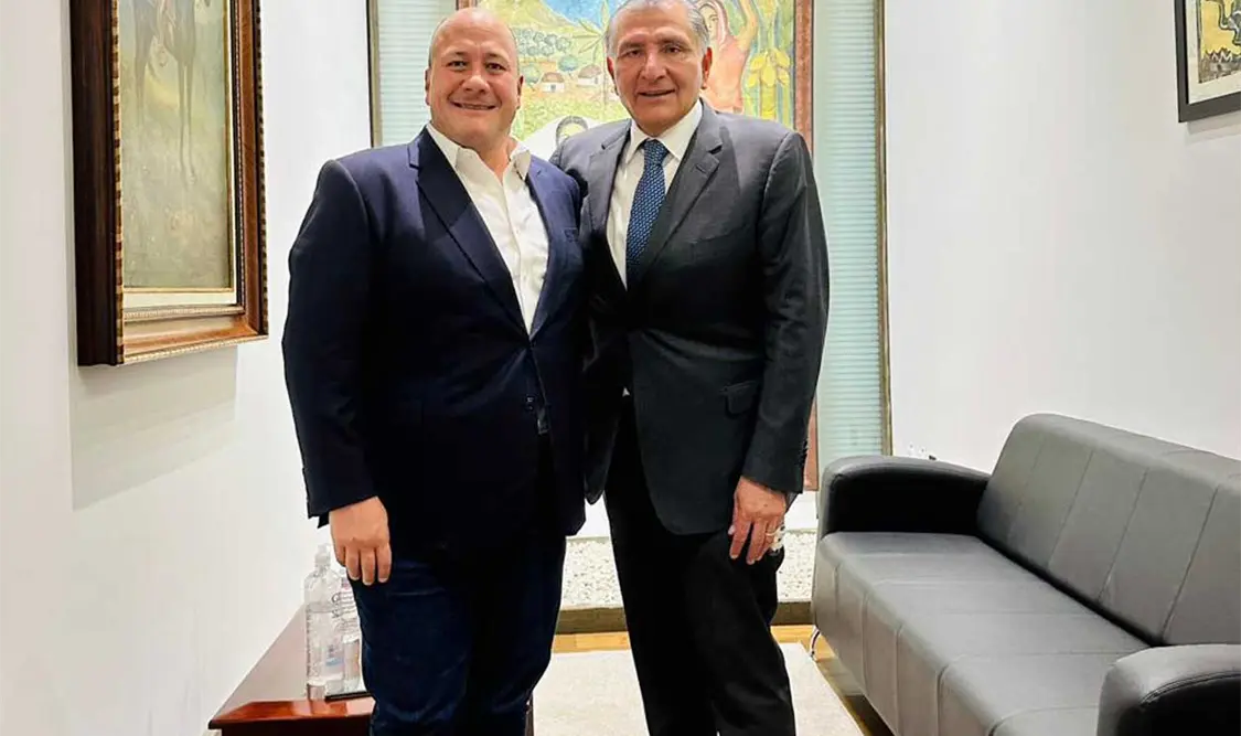 Adán Augusto sostiene reunión con Enrique Alfaro