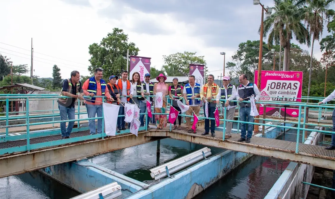 Inauguran trabajos de rehabilitación del sistema de agua
