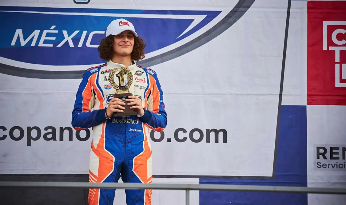 Flores participa en F4 NACAM Championship
