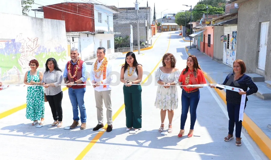 Beneficia con obra vial a la colonia Potinaspak