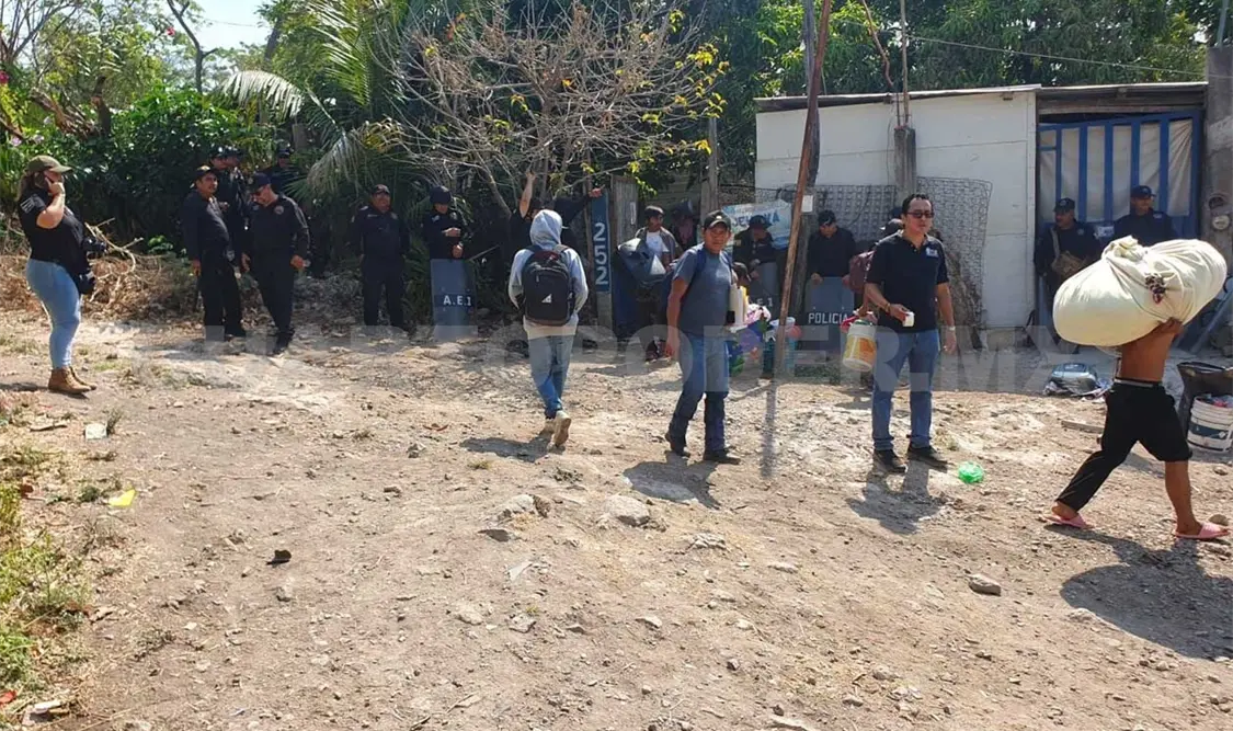 Se trata del predio denominado Rosario Sabinal, ocupado de manera irregular por un grupo de personas. CP