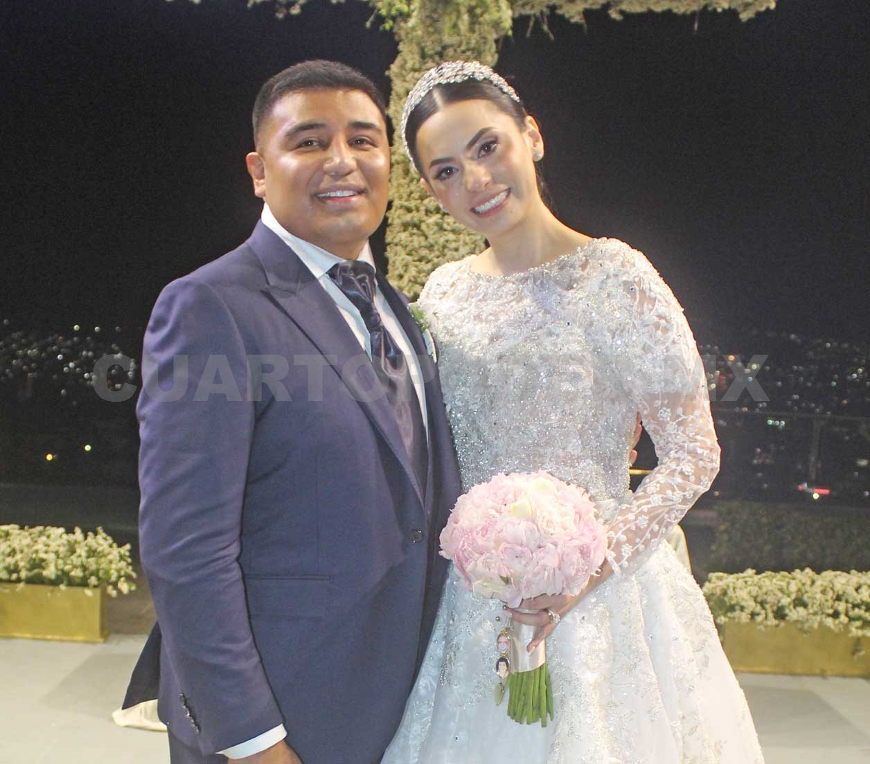 Paola y Rolando se unieron en matrimonio