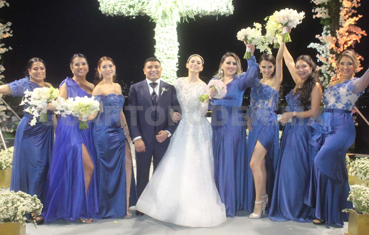 Paola y Rolando se unieron en matrimonio