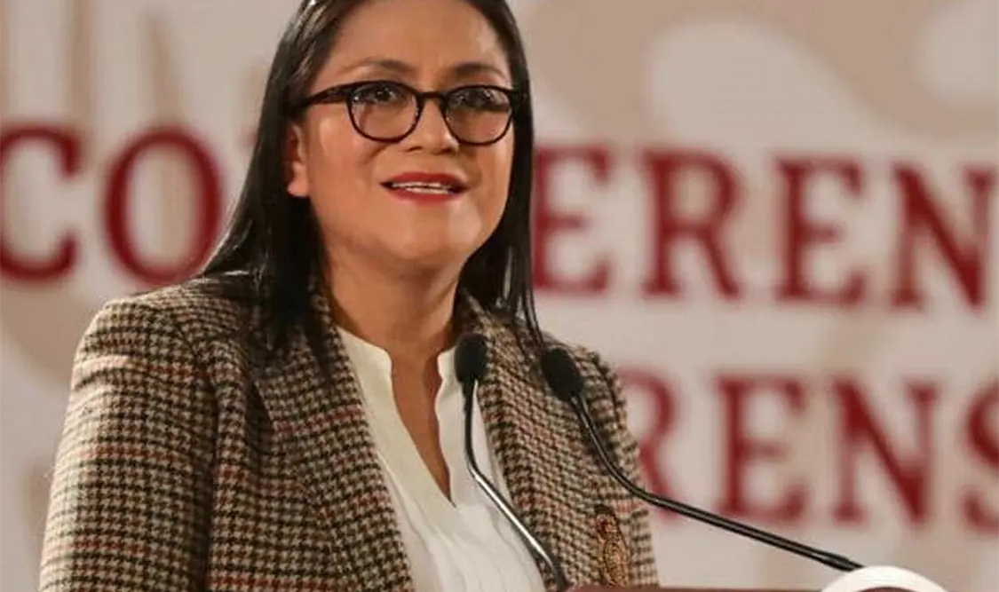 Ariadna Montiel, titular de Bienestar. Cortesía