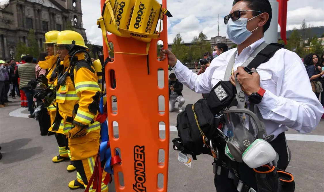 Sonarán las alarmas como en un sismo real. Cortesía
