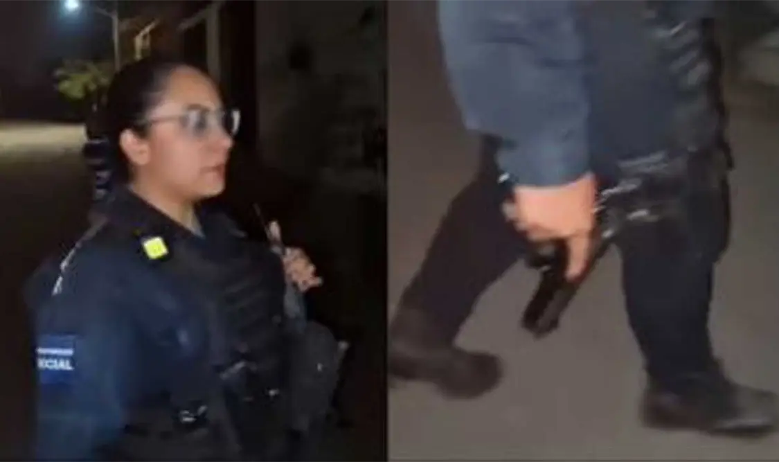 Los periodistas transmitían un operativo. Cortesía