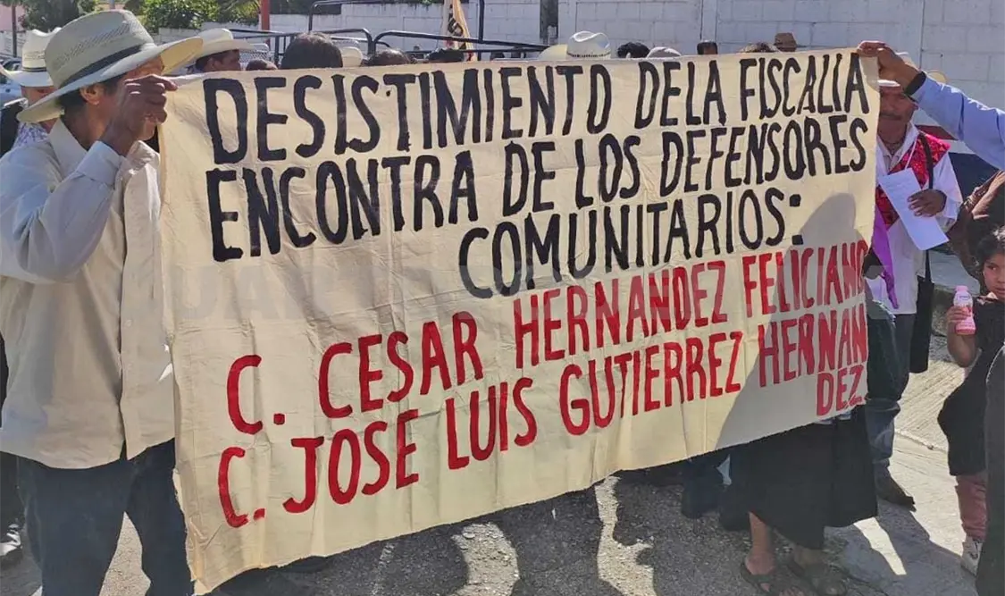 El proceso penal es contra los defensores César Hernández y José Luis Gutiérrez Hernández. Cortesía