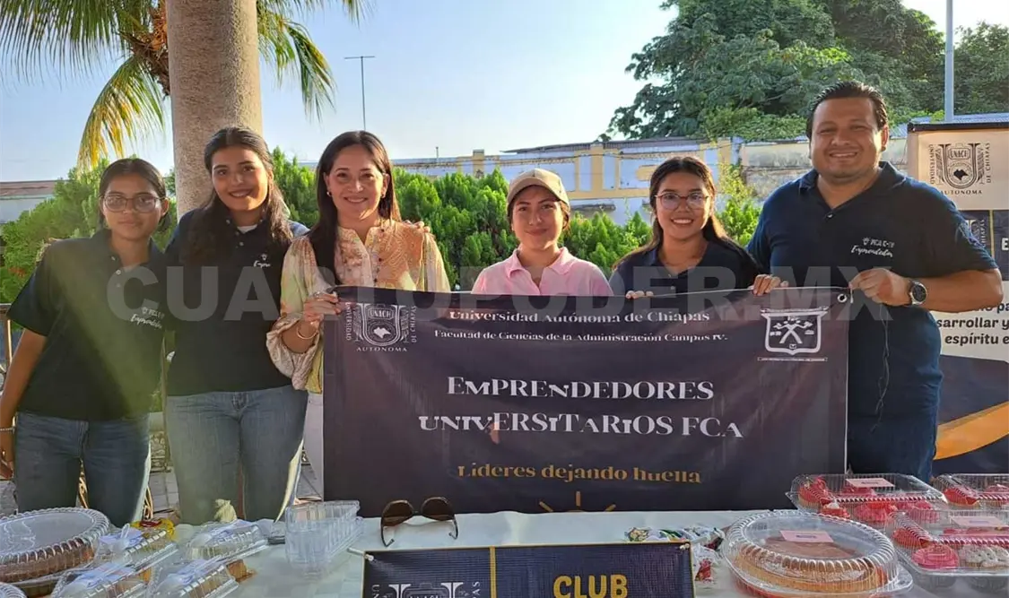 Impulsan y dan seguimiento a los proyectos que realizan estudiantes de la Facultad de Ciencias de la Administración C-IV. CP