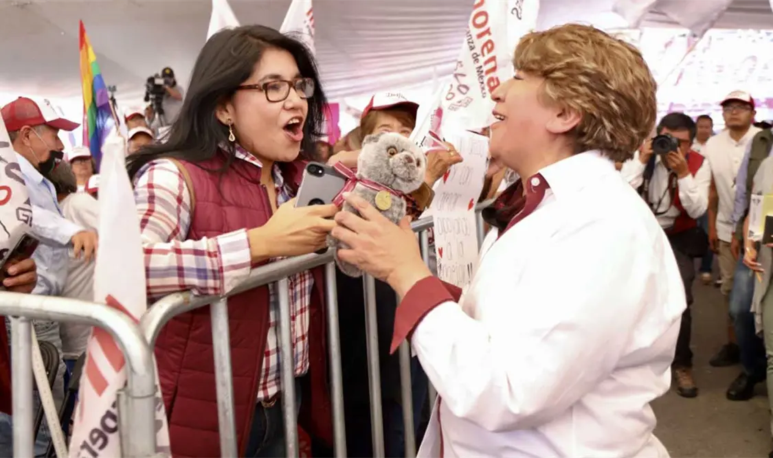 El gobierno de Delfina Gómez Álvarez sería con perspectiva de género. Cortesía