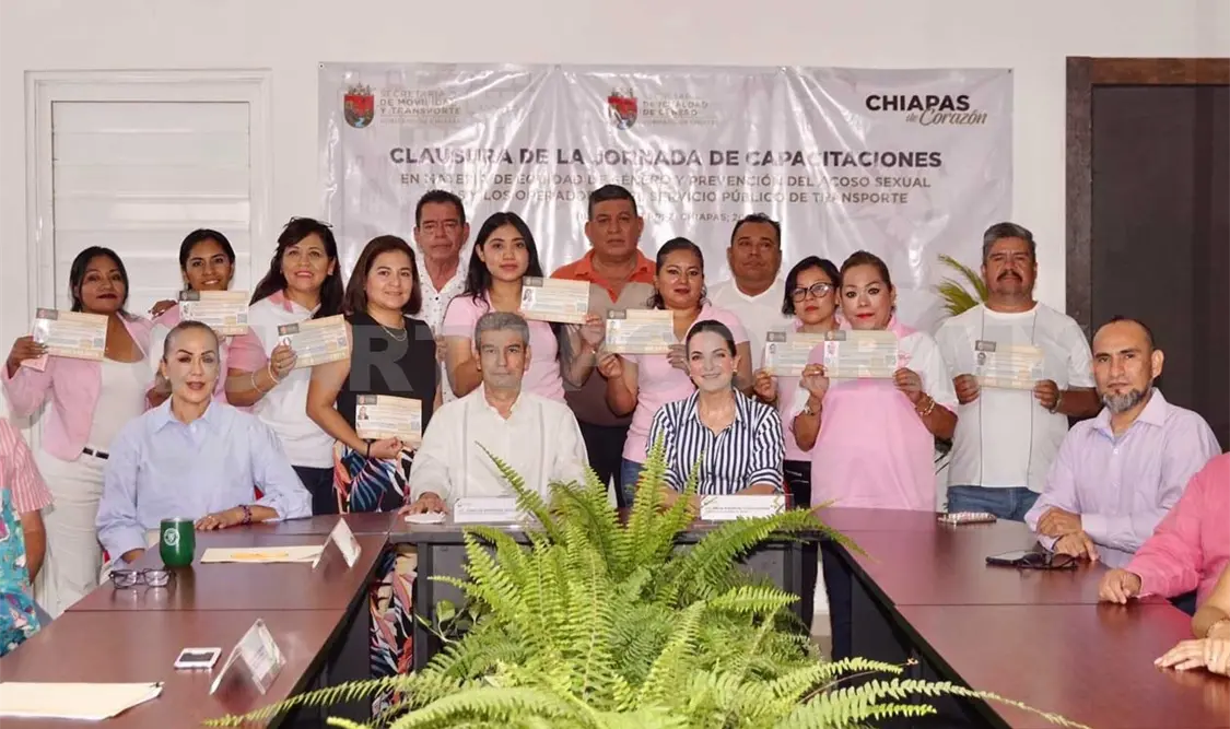 Clausuran Jornada de Capacitaciones en Materia de Equidad de Género y Prevención del Acoso Sexual. CP