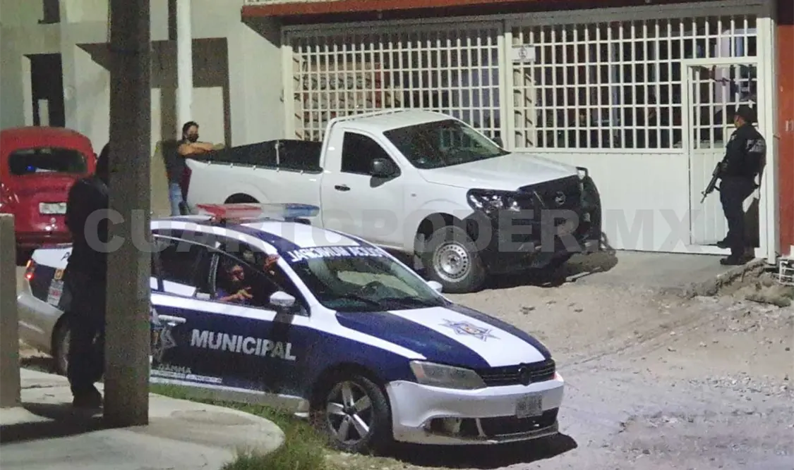 Autoridades se trasladaron a la referida colonia, en donde se contactaron con los denunciantes para tomar conocimiento de lo sucedido. Ulises López / CP