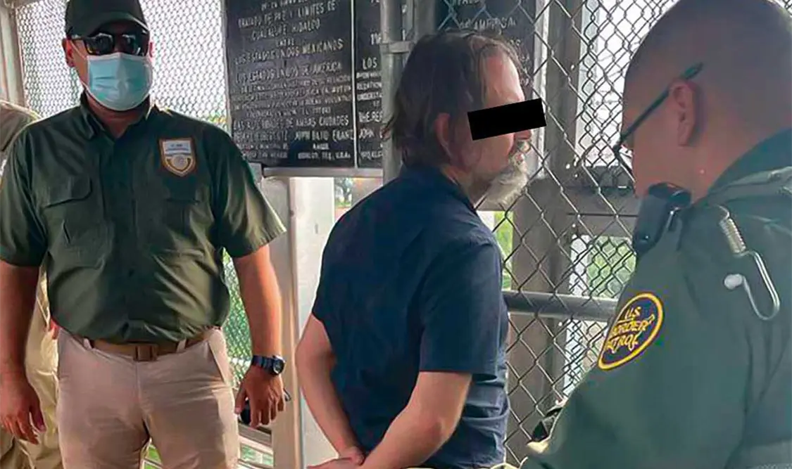 El exalcalde fue deportado y entregado a la FGR. Cortesía