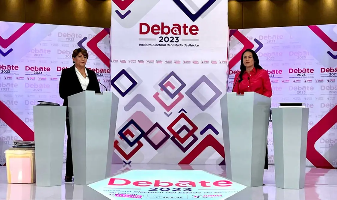 Las candidatas a la gobernatura del Estado de México realizaron su primer debate. Cortesía