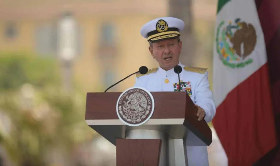 “México es un país libre, independiente y soberano; aquí manda el pueblo de México”, dijo el almirante. Cortesía