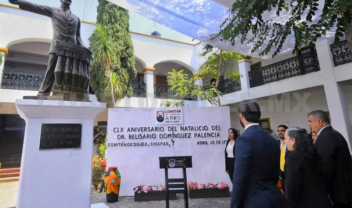 Conmemoran el 160 natalicio del Dr. Belisario Domínguez