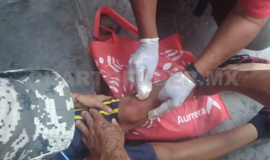 Un niño lesionado en aparatoso percance vial