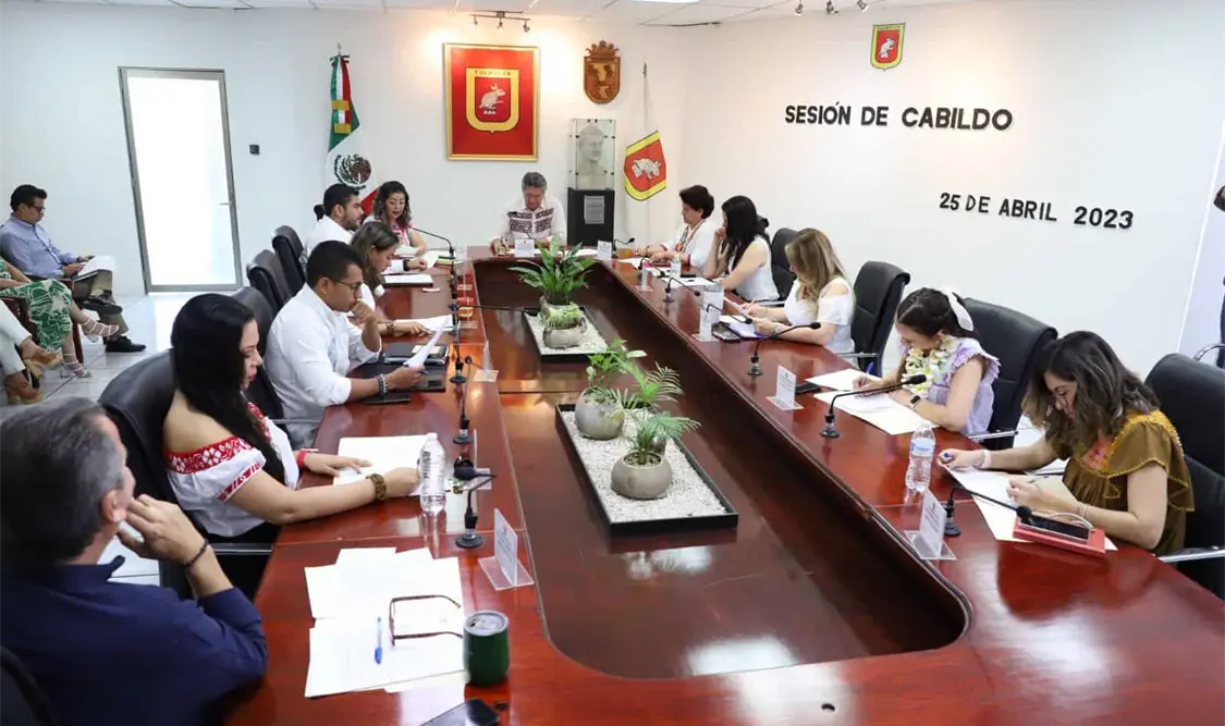 Se aprueban diferentes dictámenes para el mejoramiento de Tuxtla Gutiérrez a través del Cabildo