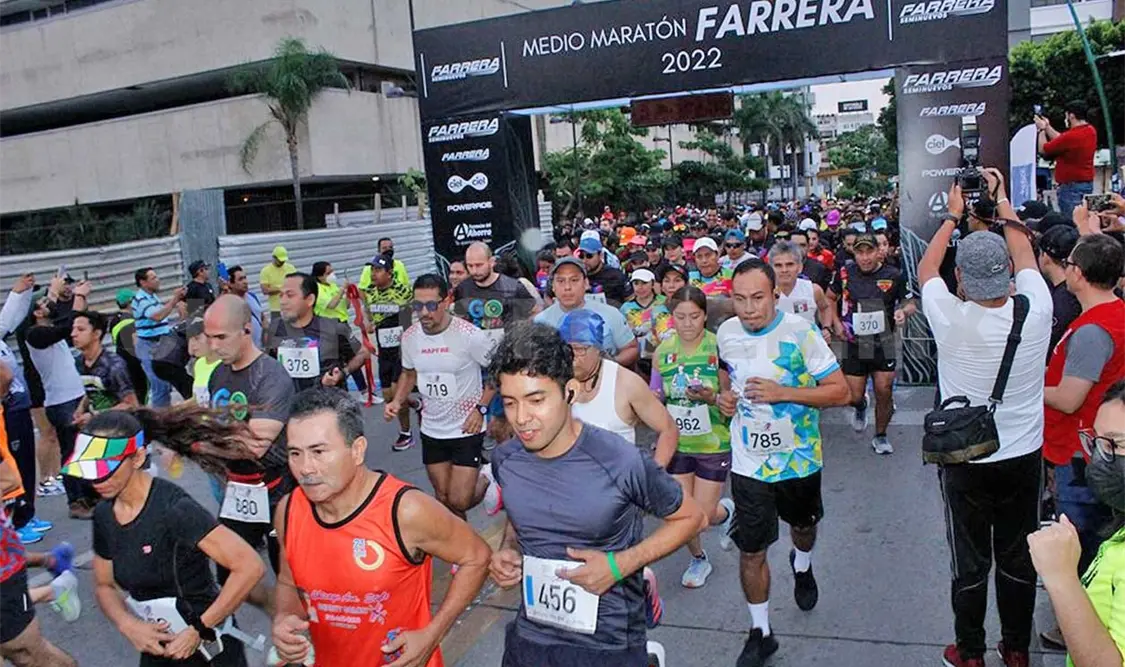 Medio Maratón Farrera cambia hora de salida