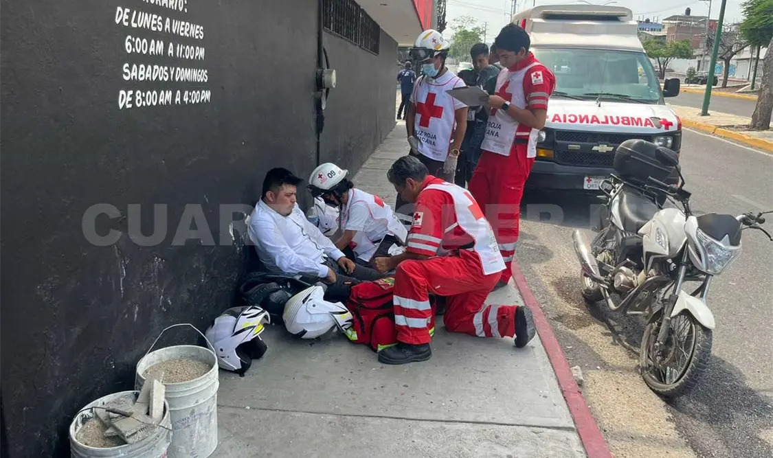 Motociclista es embestido por vehículo “fantasma”
