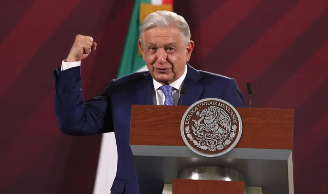 “¡Estoy fortachón, eh!”, dice Obrador a FCH