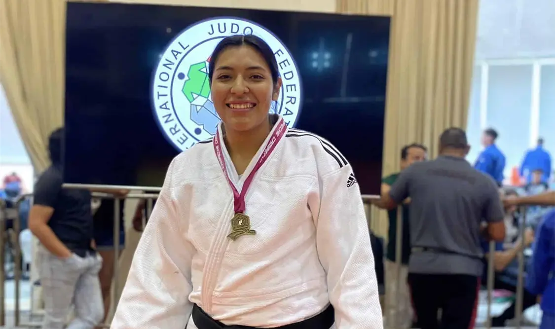 Jessica Montserrat Gómez Cruz logró colgarse dos medallas áureas y aspira a sumarse a la selección nacional. Cortesía