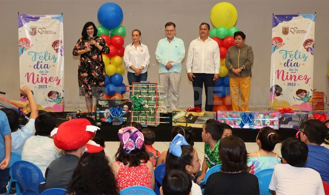 Celebra Poder Judicial a niñas y niños en su día