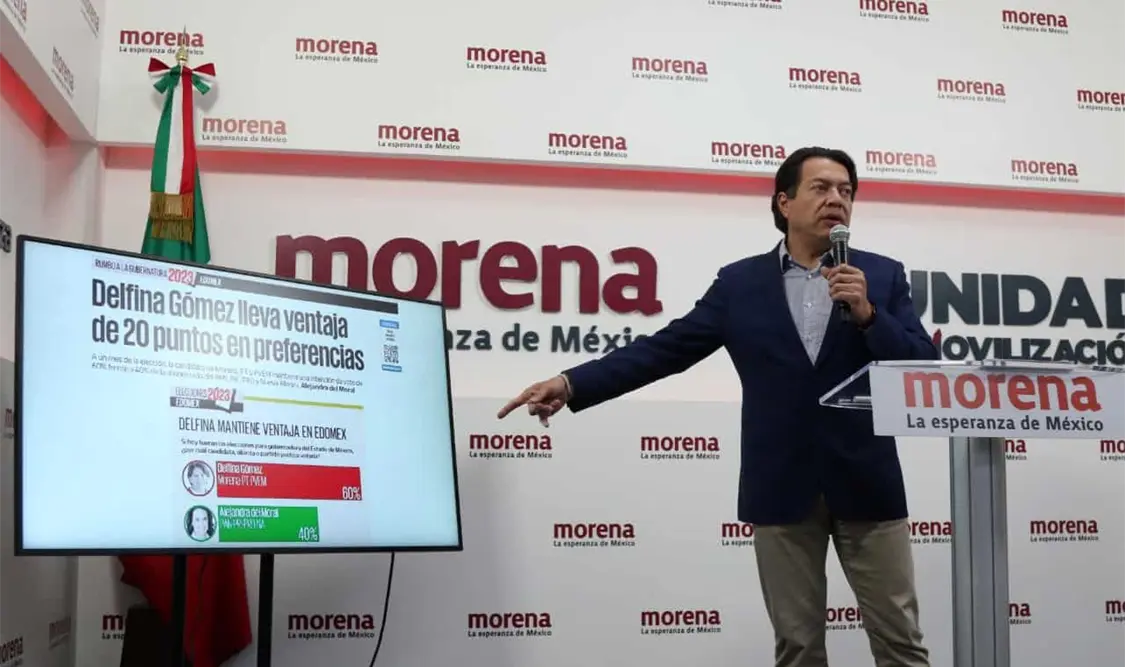El dirigente de Morena llamó a las “corcholatas” a que este mes se concentren en promover a sus abanderados a la gubernatura del Estado de México y de Coahuila. Cortesía