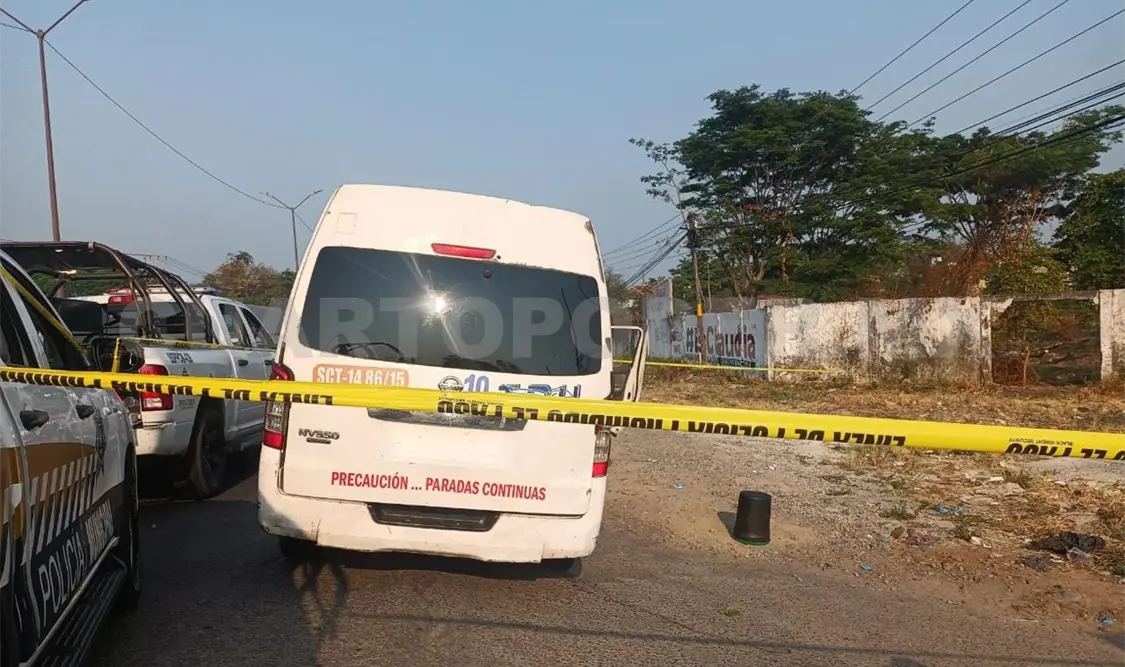 Asesinan a balazos a conductor de colectivo