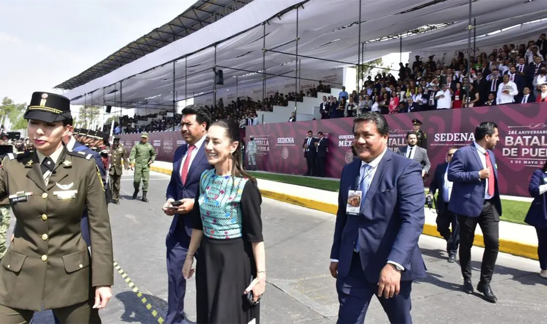 Sheinbaum: Pinta de bardas, por “gente organizada”