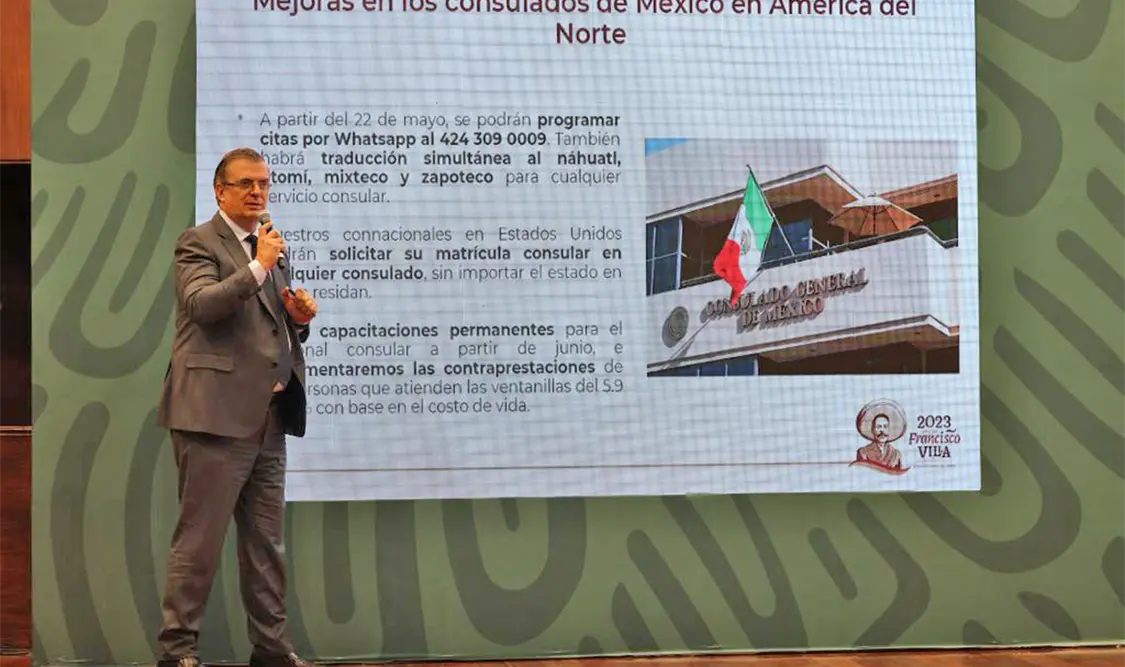 Ebrard presenta vías de movilidad laboral hacia EE. UU.