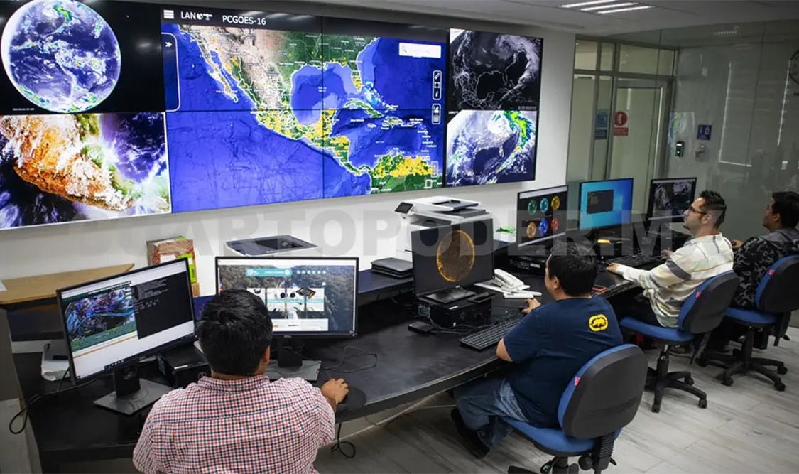 Contribuyen a combatir incendios a nivel satelital