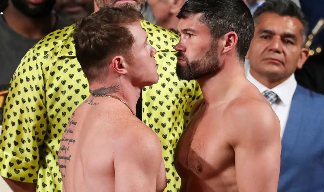 “Canelo” Álvarez y John Ryder cumplen con el peso