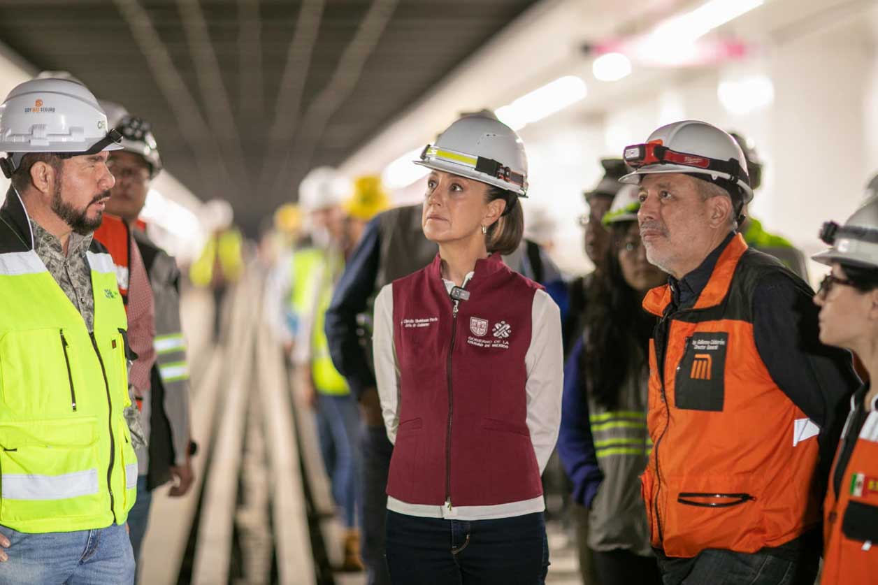 Sheinbaum Supervisa Obras Del Tren Interurbano