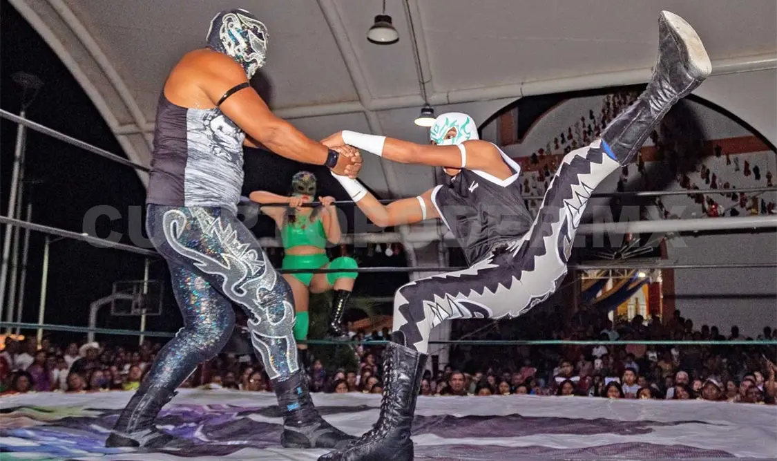 Los espectadores se maravillaron con las acciones demostradas en la arena municipal. Alan Pola/CP