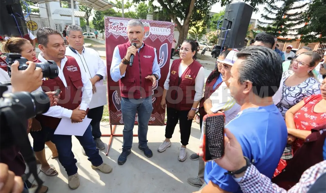 Anuncian construcción de Unidad Deportiva en el municipio de Reforma